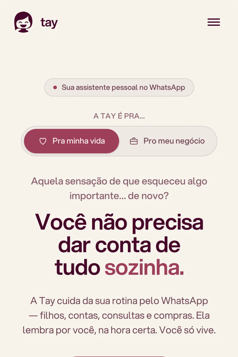 Tay no celular